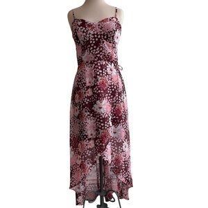 NWT Juniors' Lily Rose Sleeveless Wrap Maxi Dress, Size XL